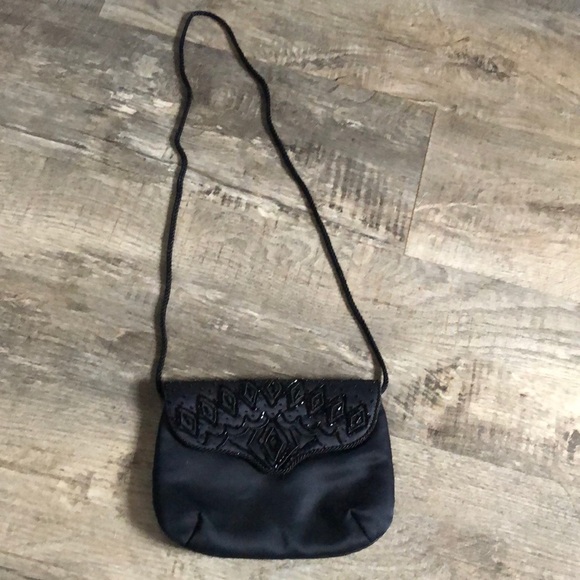 Black beaded purse‎ - Picture 1 of 5